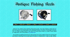 Desktop Screenshot of antiquefishingreels.info